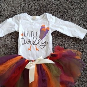 Little turkey outfit with tutu